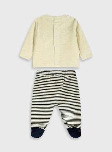 INFANT'S SET(BLOUSE,TROUSERS)
