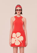 Joaba coral double canvas skirt by Tara Jarmon Lebanon