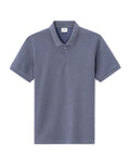Grey Blue Short Sleeves Polo - Celio Lebanon