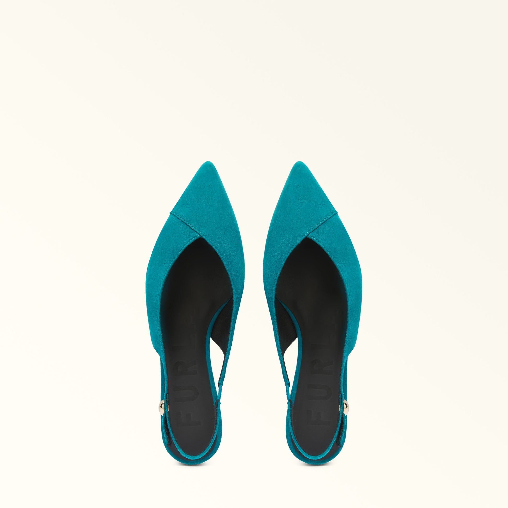 Furla Sfera  Slingback Ballerina T.10 in Blue - Shoes 