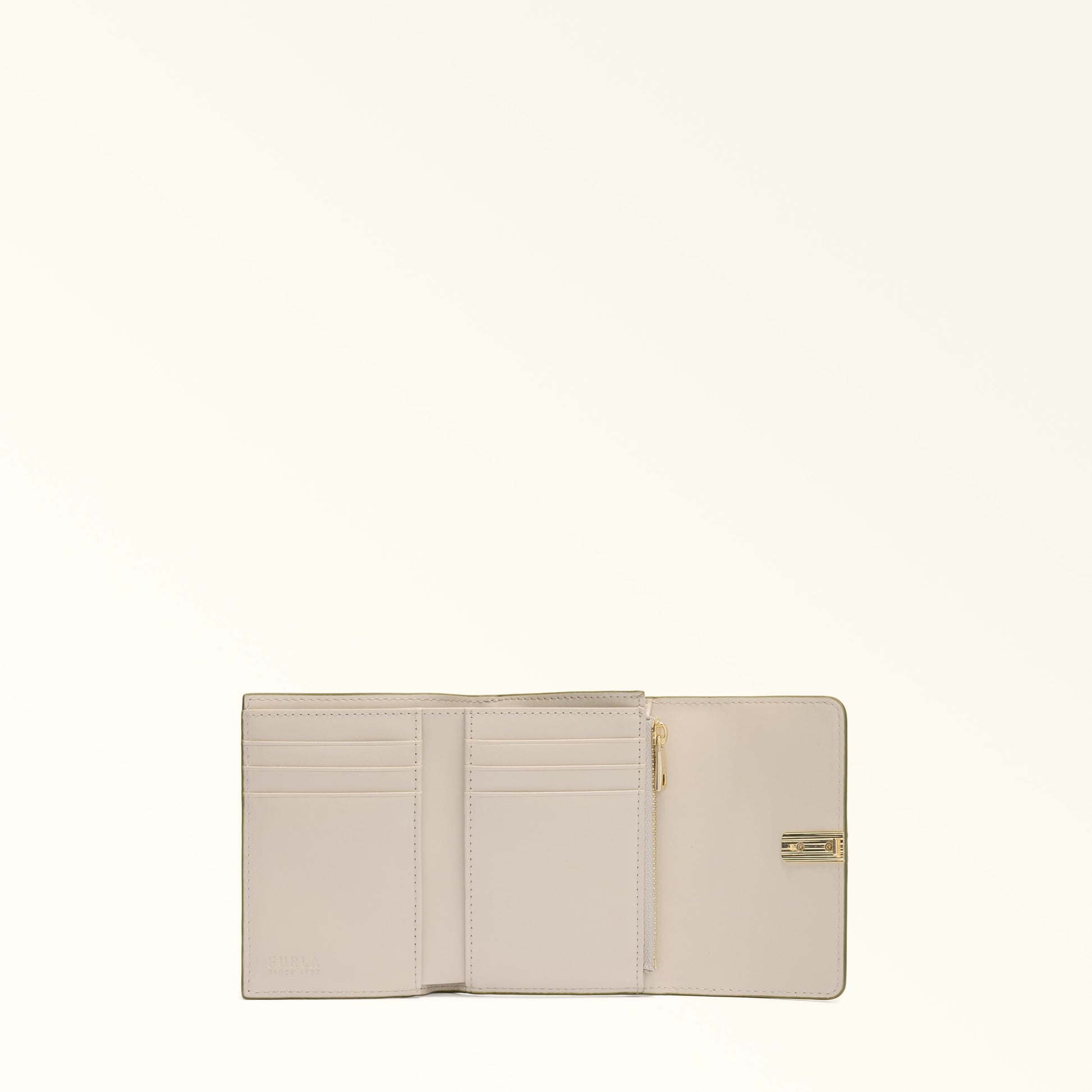 Furla Iride S Compact Wallet in Green - Wallets 