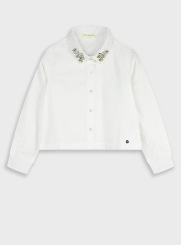 Cotton Girl Shirts - White
