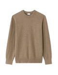 Beige Humus Crew Neck Jumper - Celio Lebanon
