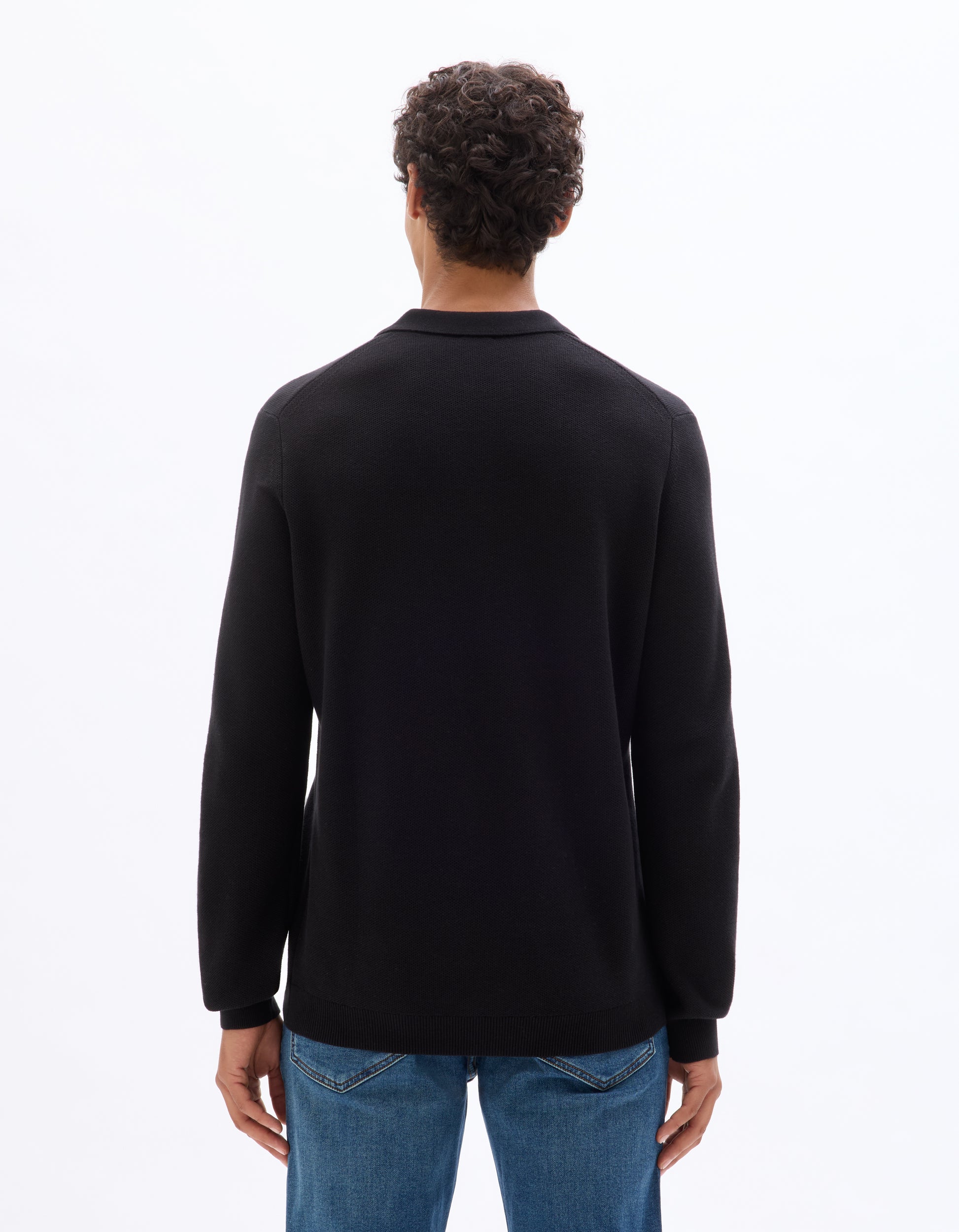 Black Crew Neck Jumper - Celio Lebanon