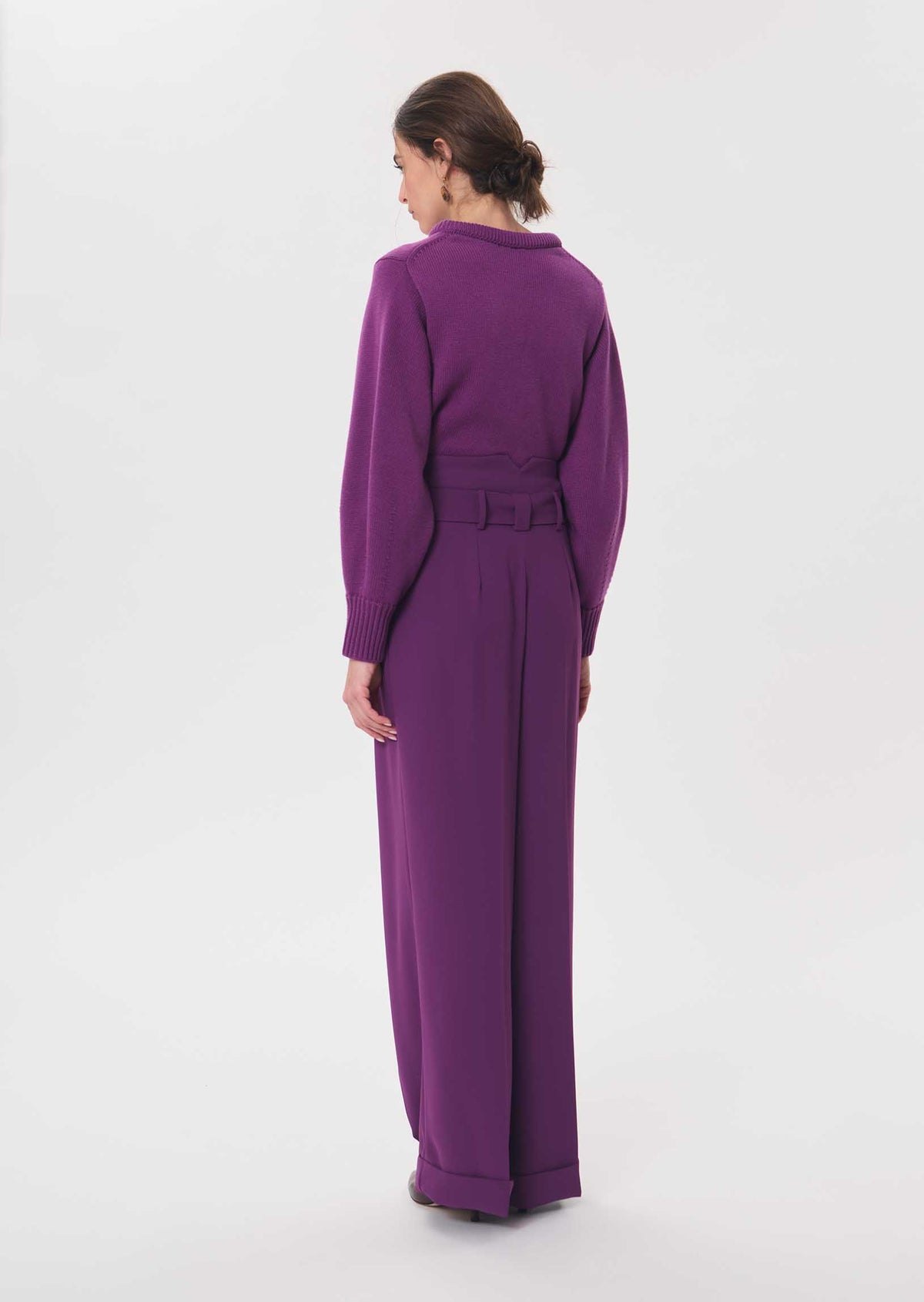 Pia trousers in purple by Tara Jarmon