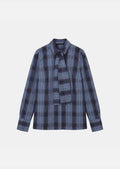 Christiane shirt in navy cotton by Tara Jarmon
