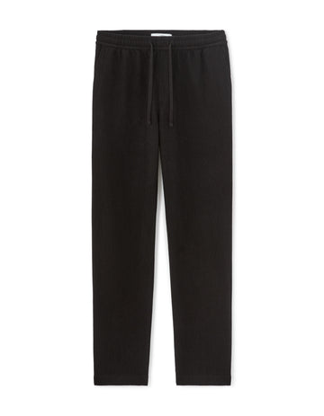 Celio Relaxed Fit Textured Knit Pants - Black