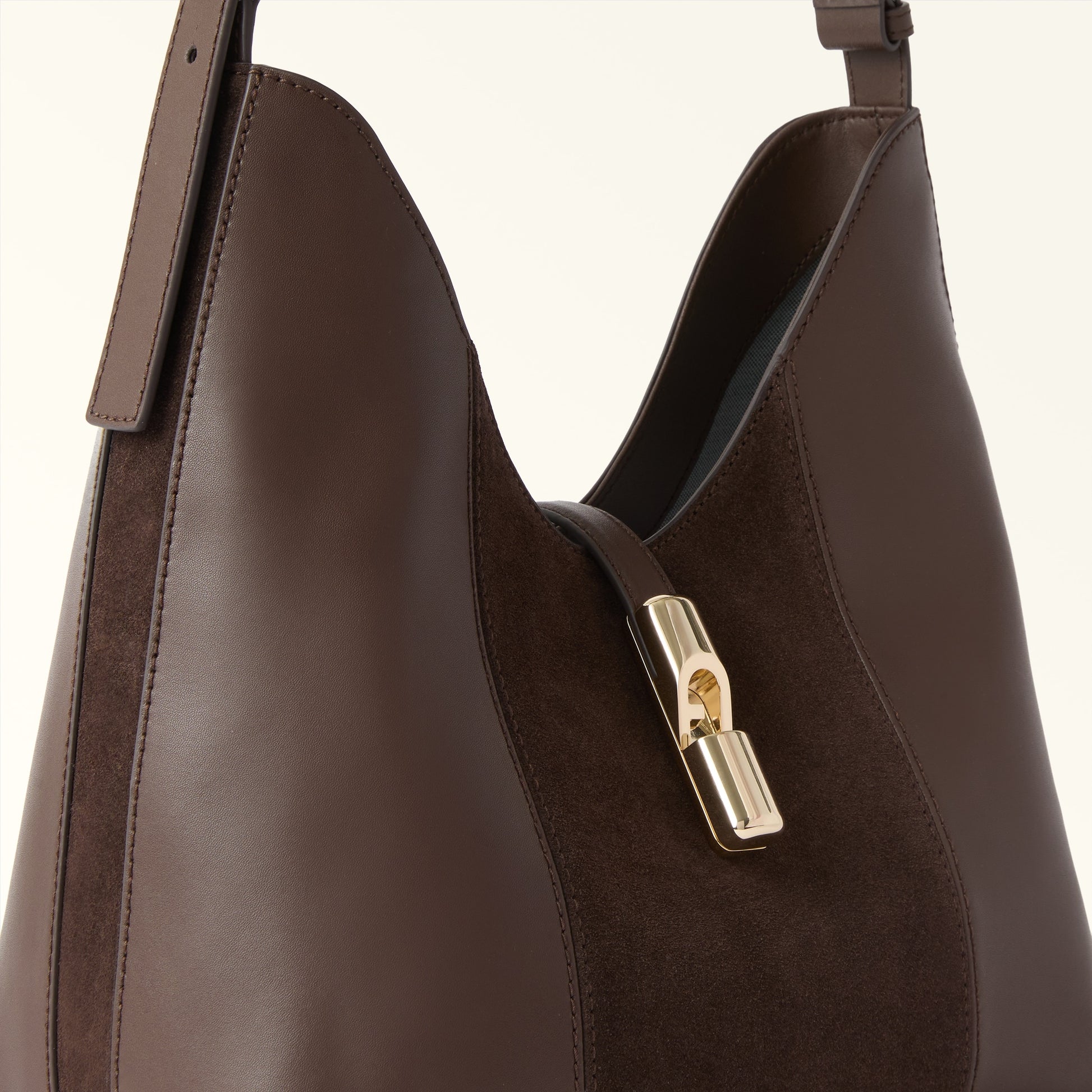 Furla Goccia M Hobo in Brown - Bags 