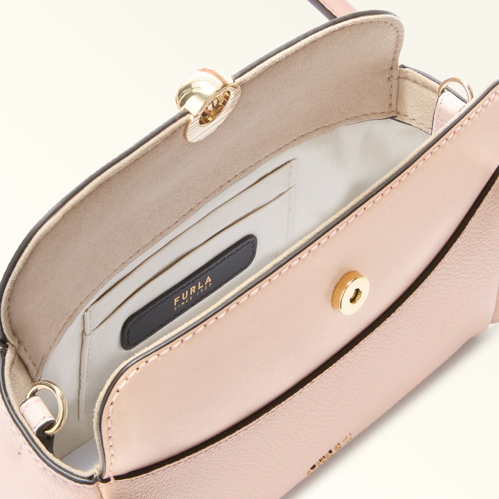 Furla Nicole L Boston  Bag In Leather