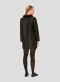 Ruta Black Satin Dress by Tara Jarmon Lebanon