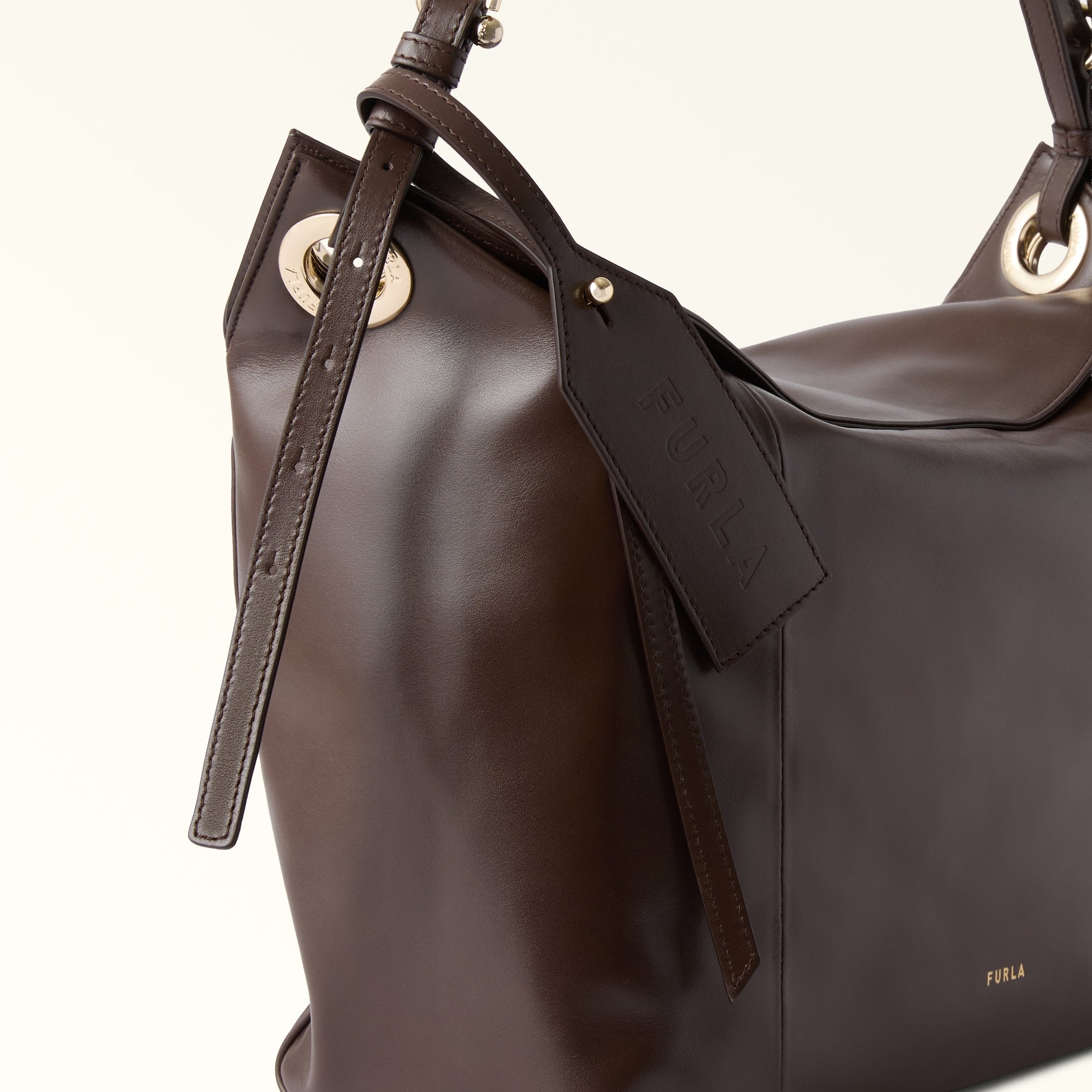Furla Ginevra L Shoulder Bag in Brown - Bags 