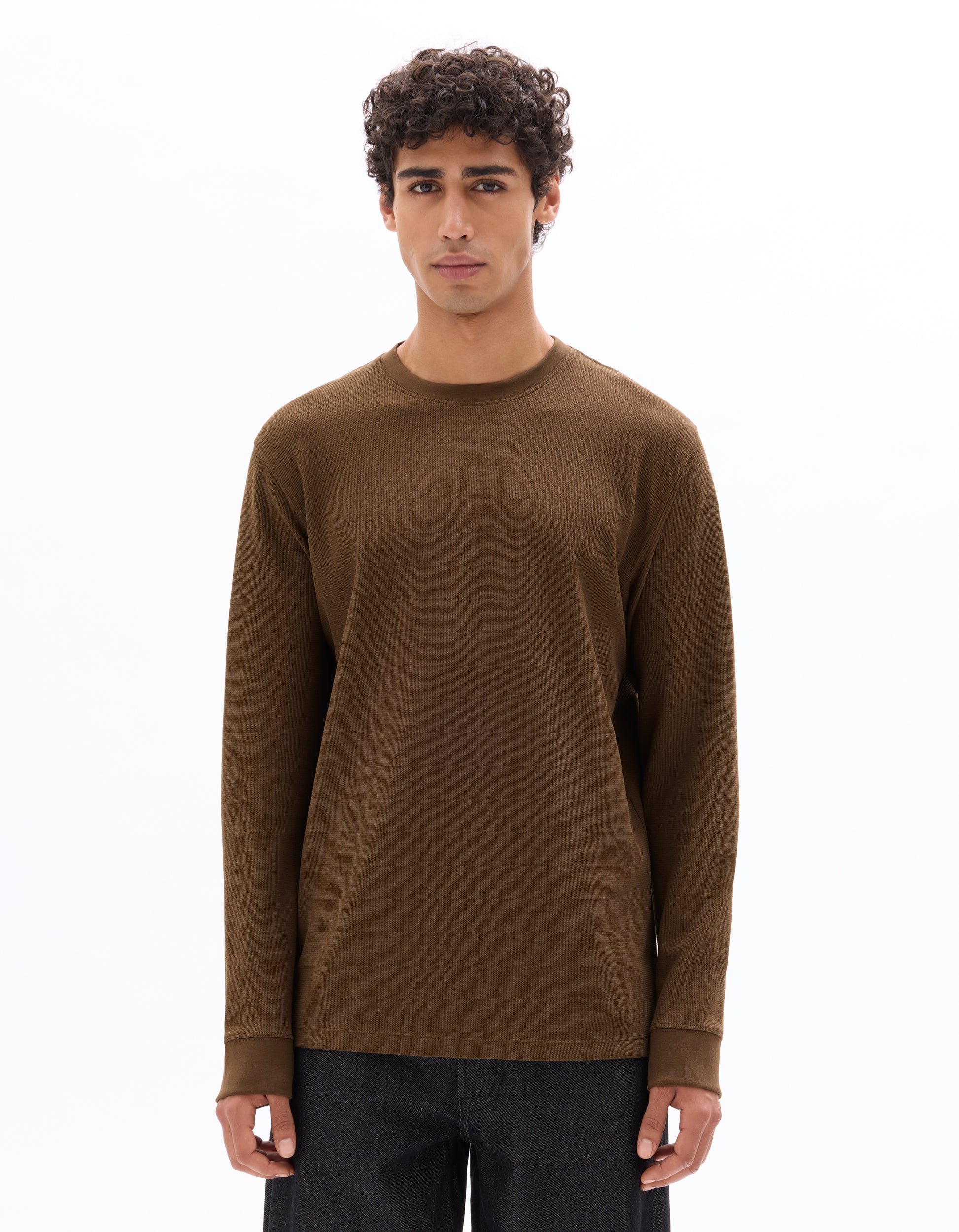 Cafe Au Lait Long Sleeves Tshirt - Celio Lebanon