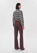 Jerome jeans in brown cotton by Tara Jarmon