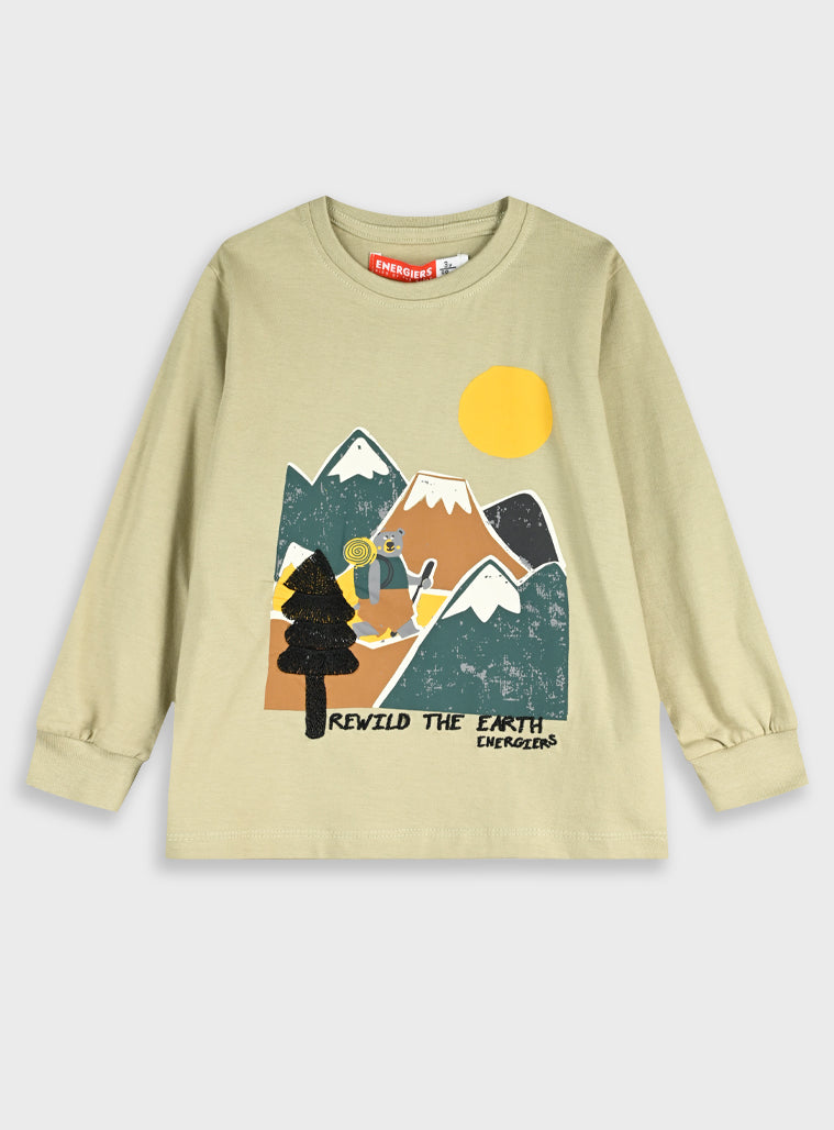 Cotton Boy Blouse - Beige
