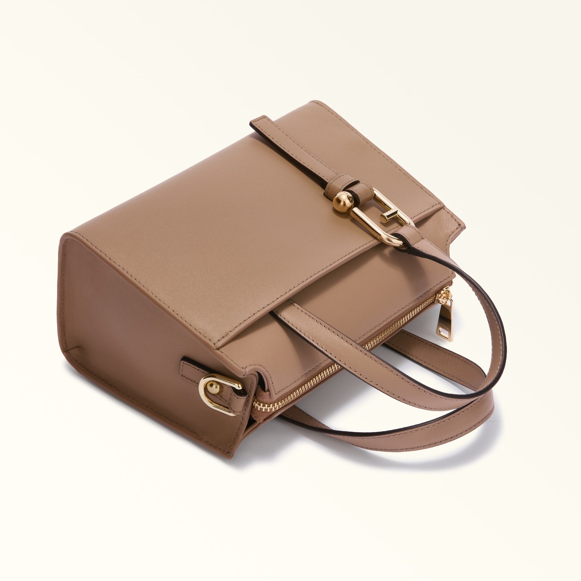 Boston Bag Fnu-Furla Nuvola Greige