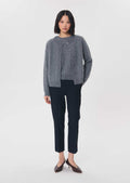 Ginette cardigan in grey wool by Tara Jarmon
