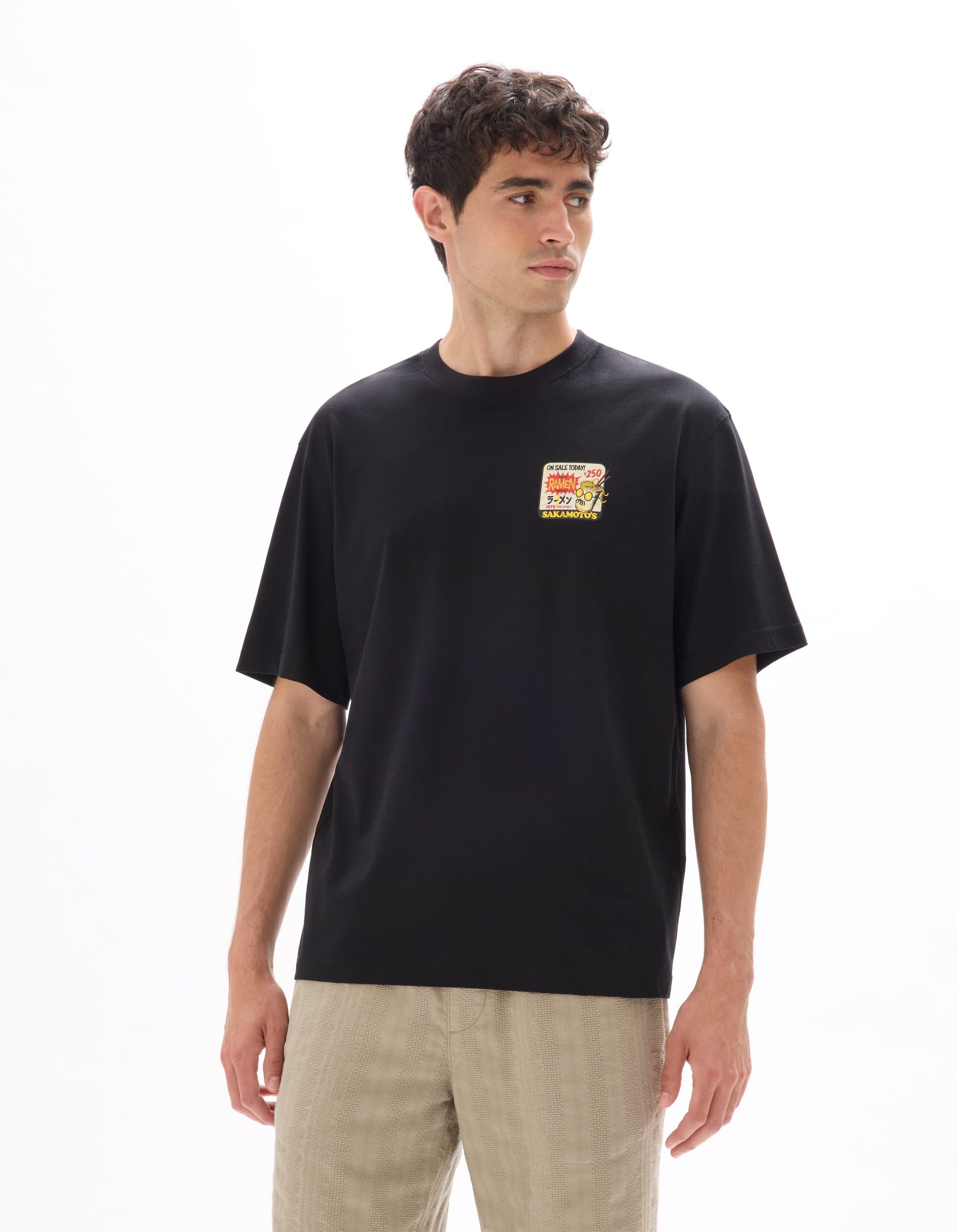 black tee shirt