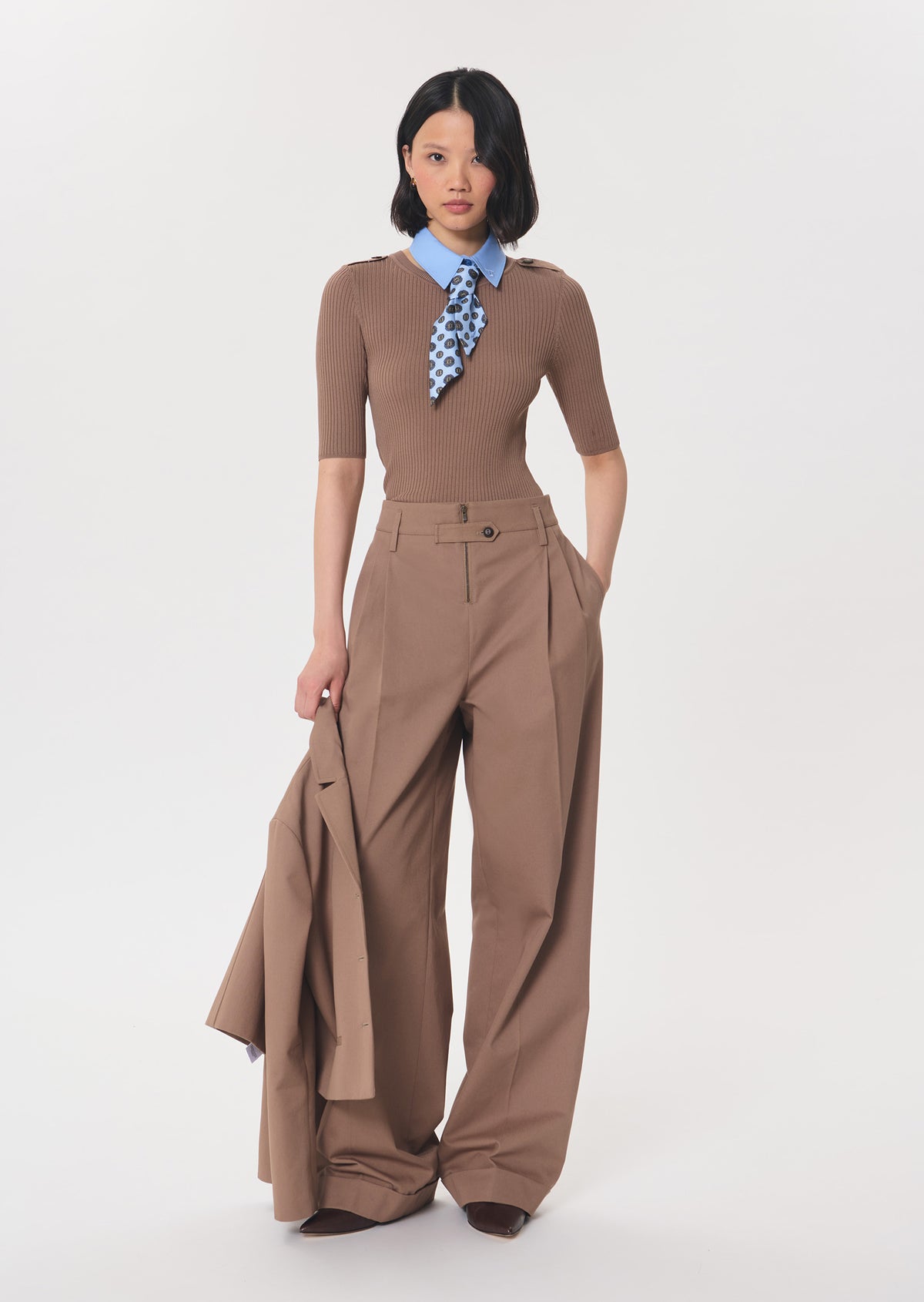 Polly sweater in camel by Tara Jarmon