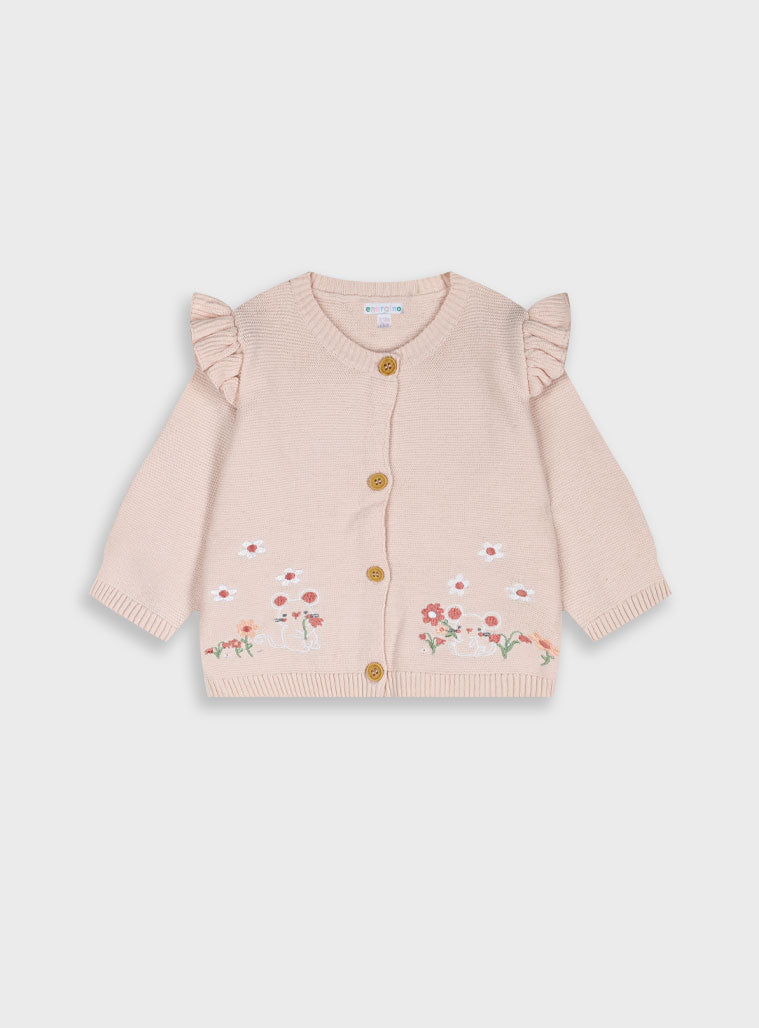  Pink Infant'S Cardigan For Girl