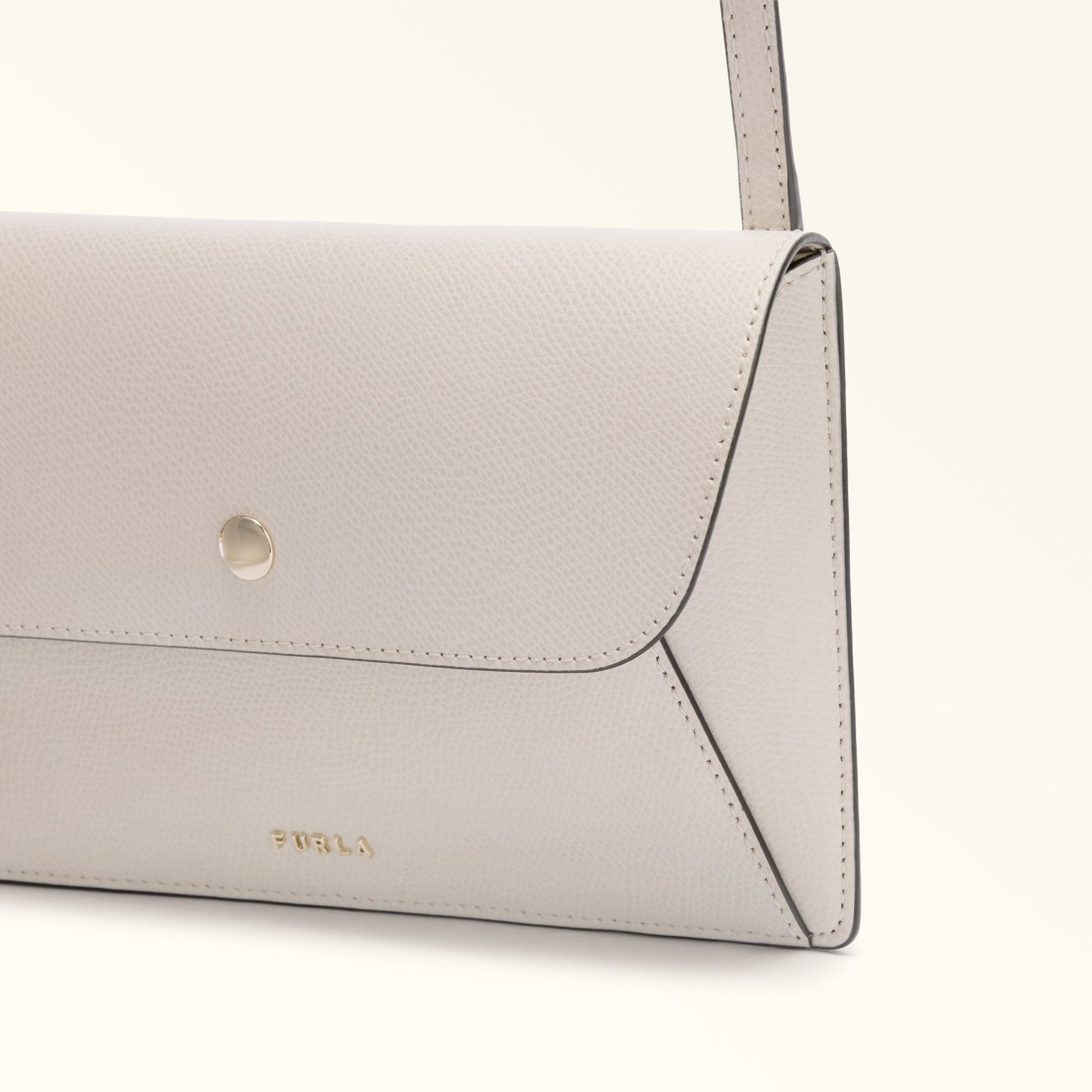 Furla Lea Xl Pouch in White - Bags 