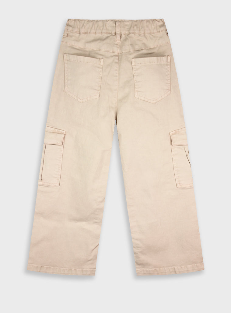 Cotton Girl Trousers - Vanilla