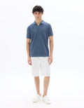 Loose Twill-Effect Knit Bermuda Shorts Celio