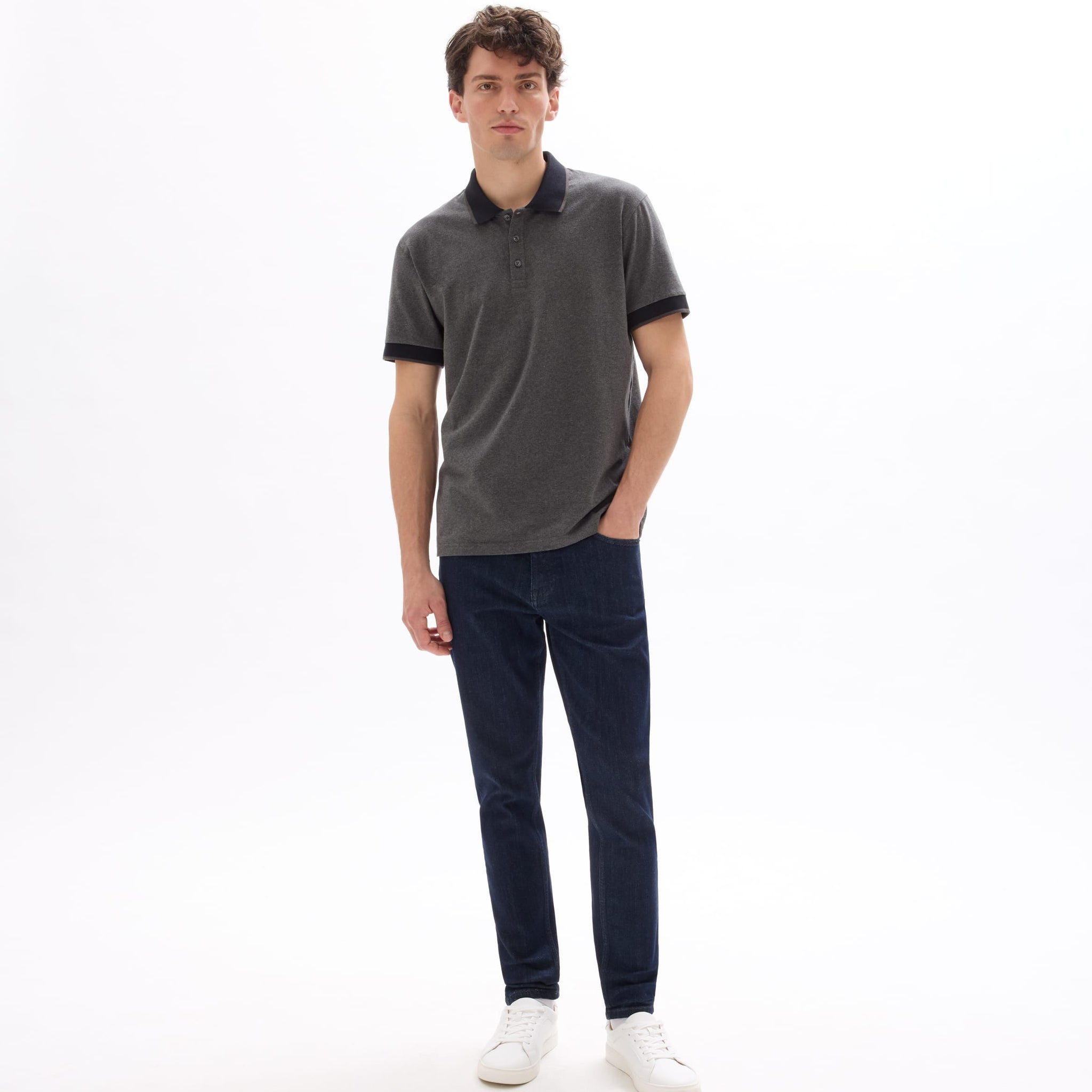 anthra mel Short sleeves Polo