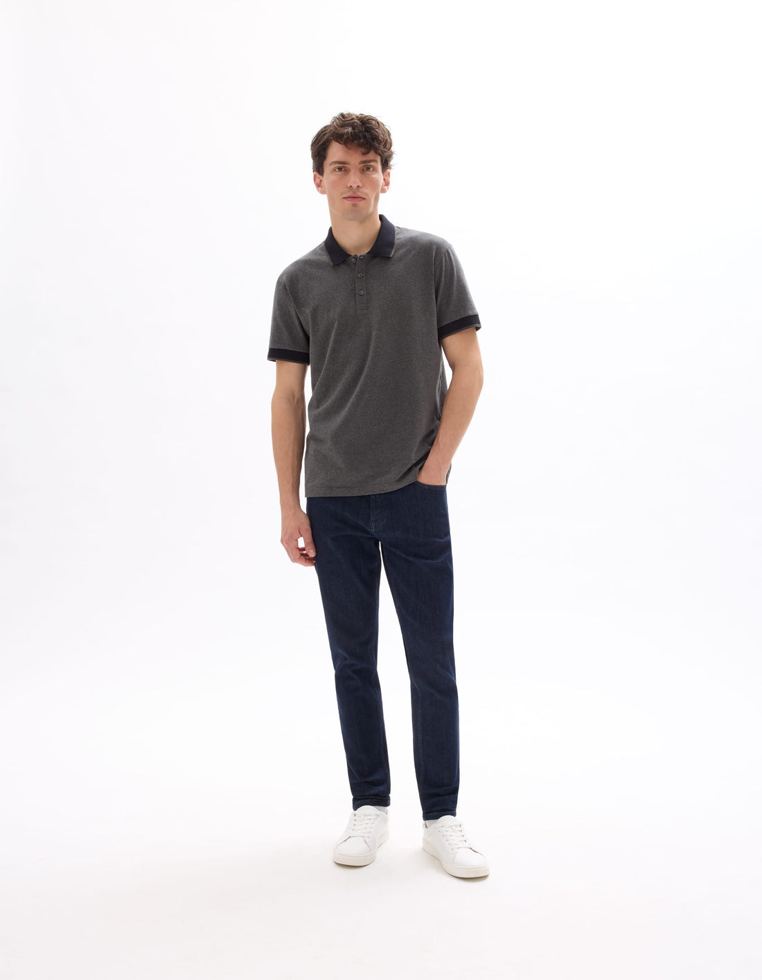 anthra mel Short sleeves Polo