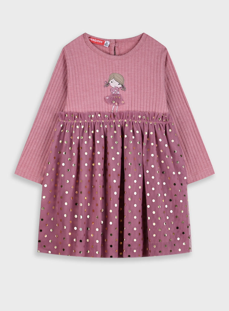 Girl Dress - Rose Petal