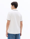 Celio Regular Fit 100% Cotton Piqué Polo - White