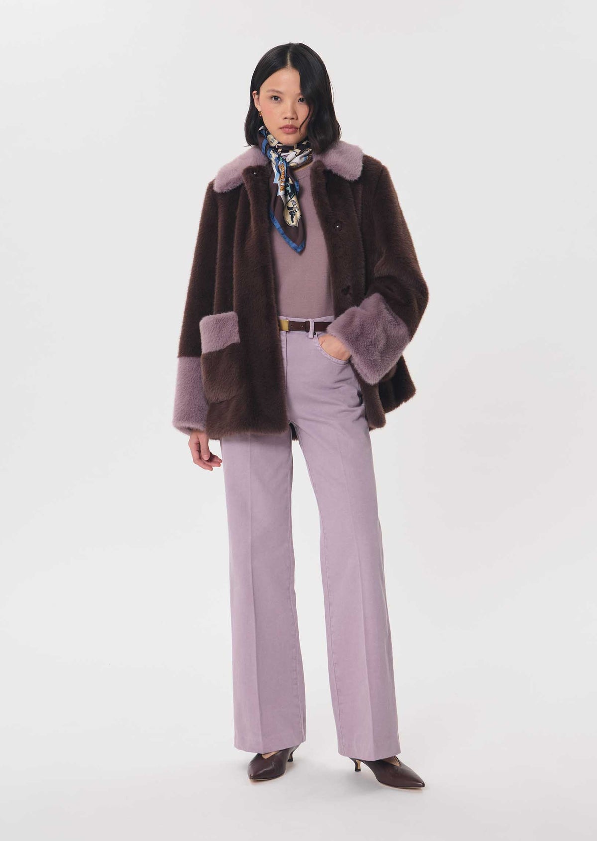 Paoline sweater in purple by Tara Jarmon