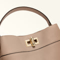 Furla Amelia M Bucket Bag in White - Bags 