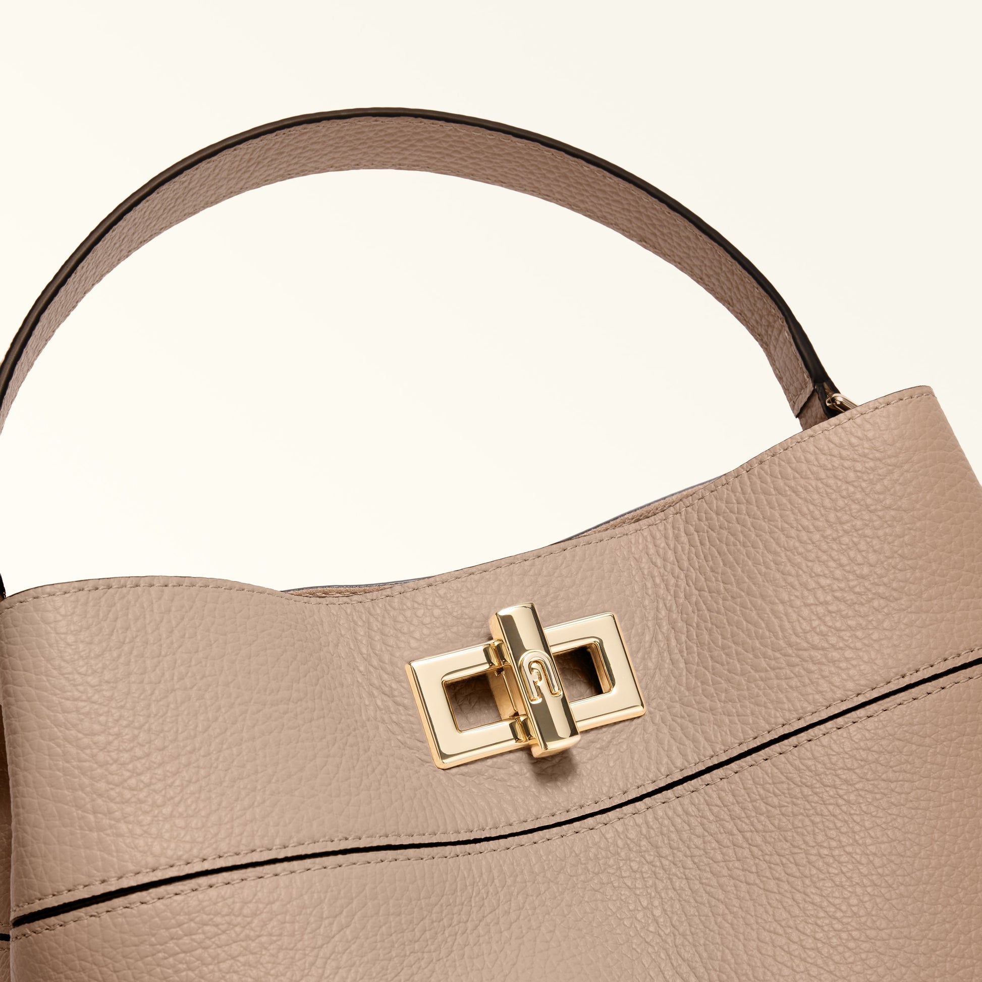 Furla Amelia M Bucket Bag in White - Bags 