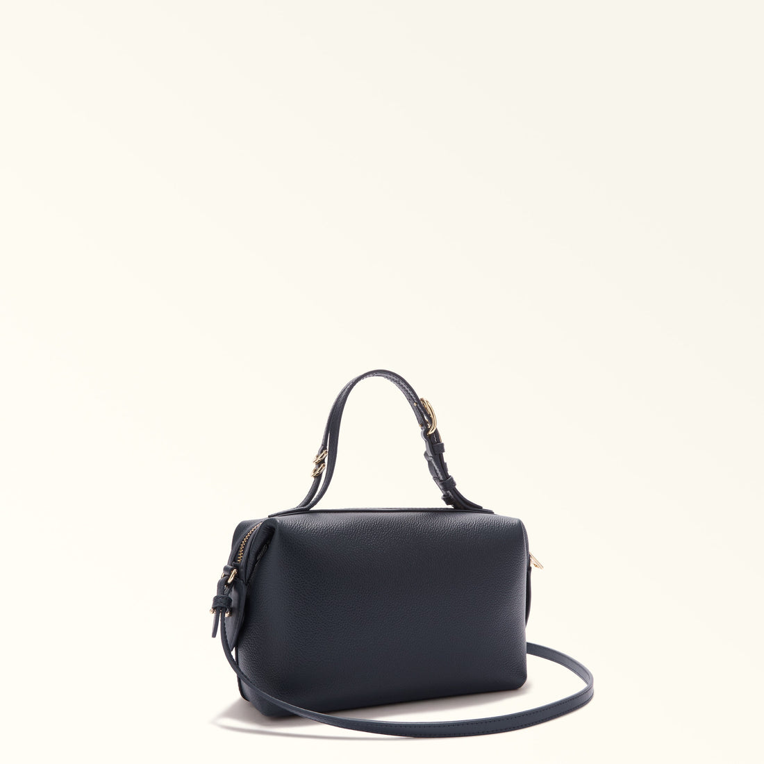 Furla Double Xl Boston  Bag In Leather