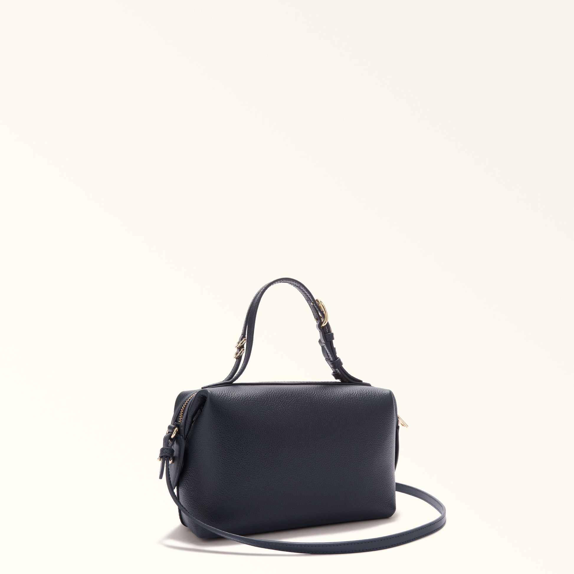 Furla Double Xl Boston  Bag In Leather