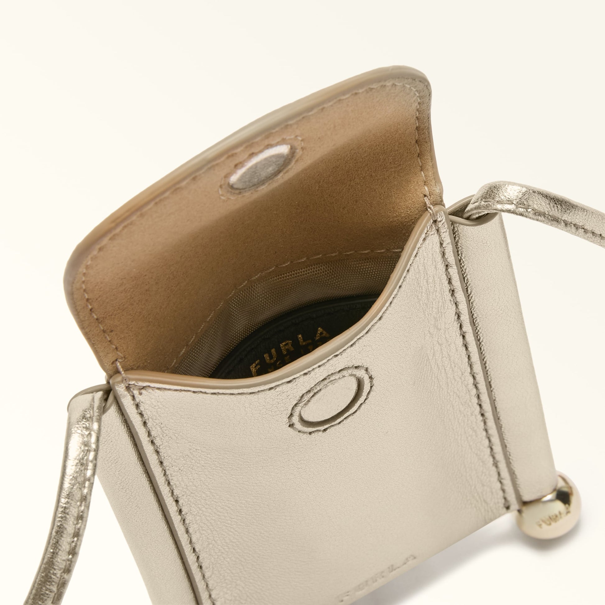 Furla Sfera Soft S Card Case Small Goods In Leather