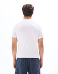 Optical White Short Sleeves Tshirt - Celio Lebanon