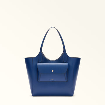 Furla Lea M Tote in Blue - Bags 