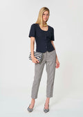 shirt in midnight blue poplin