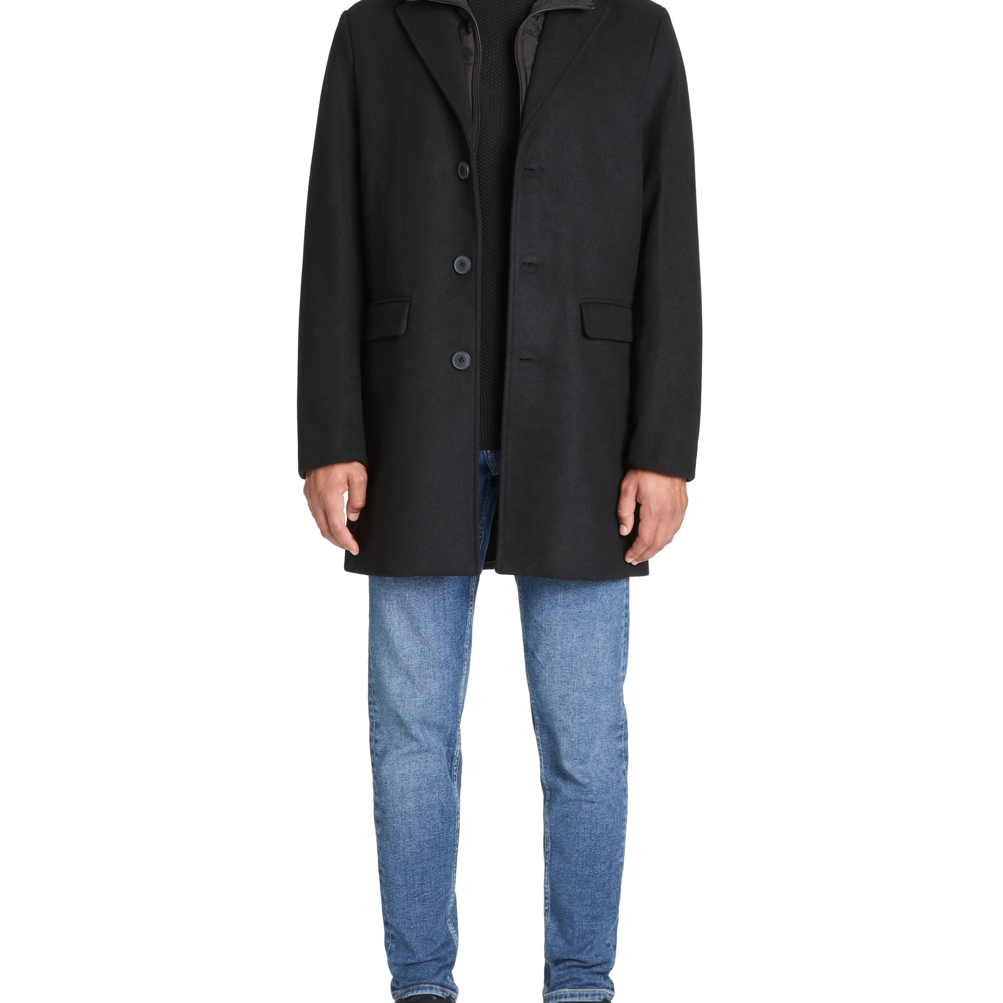 JULOLUNI BLACK COAT - Celio lebanon