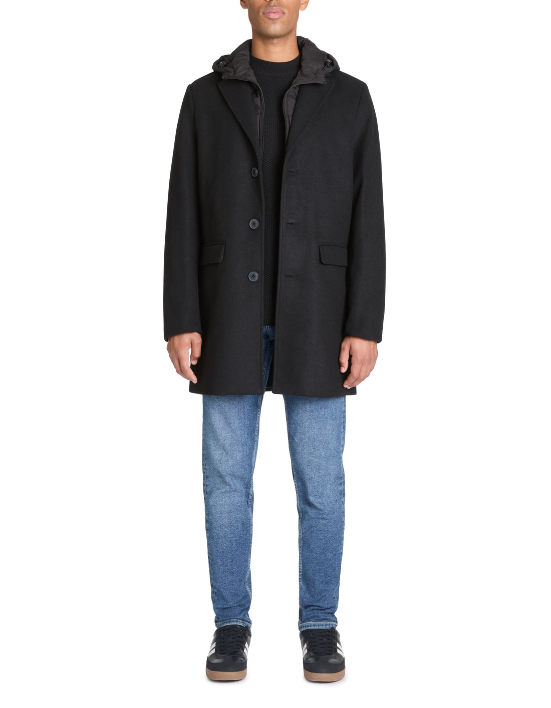 JULOLUNI BLACK COAT - Celio lebanon
