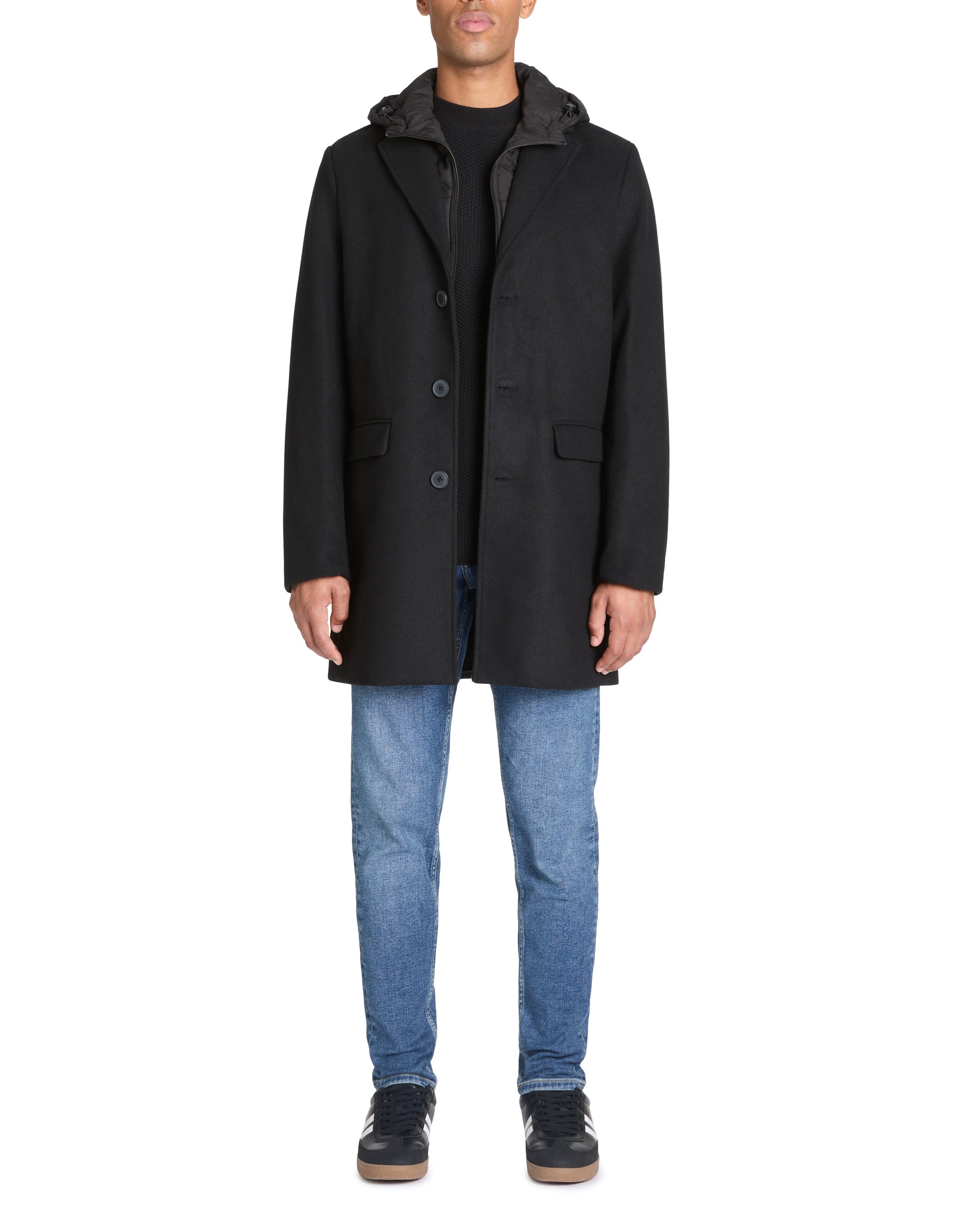 JULOLUNI BLACK COAT - Celio lebanon