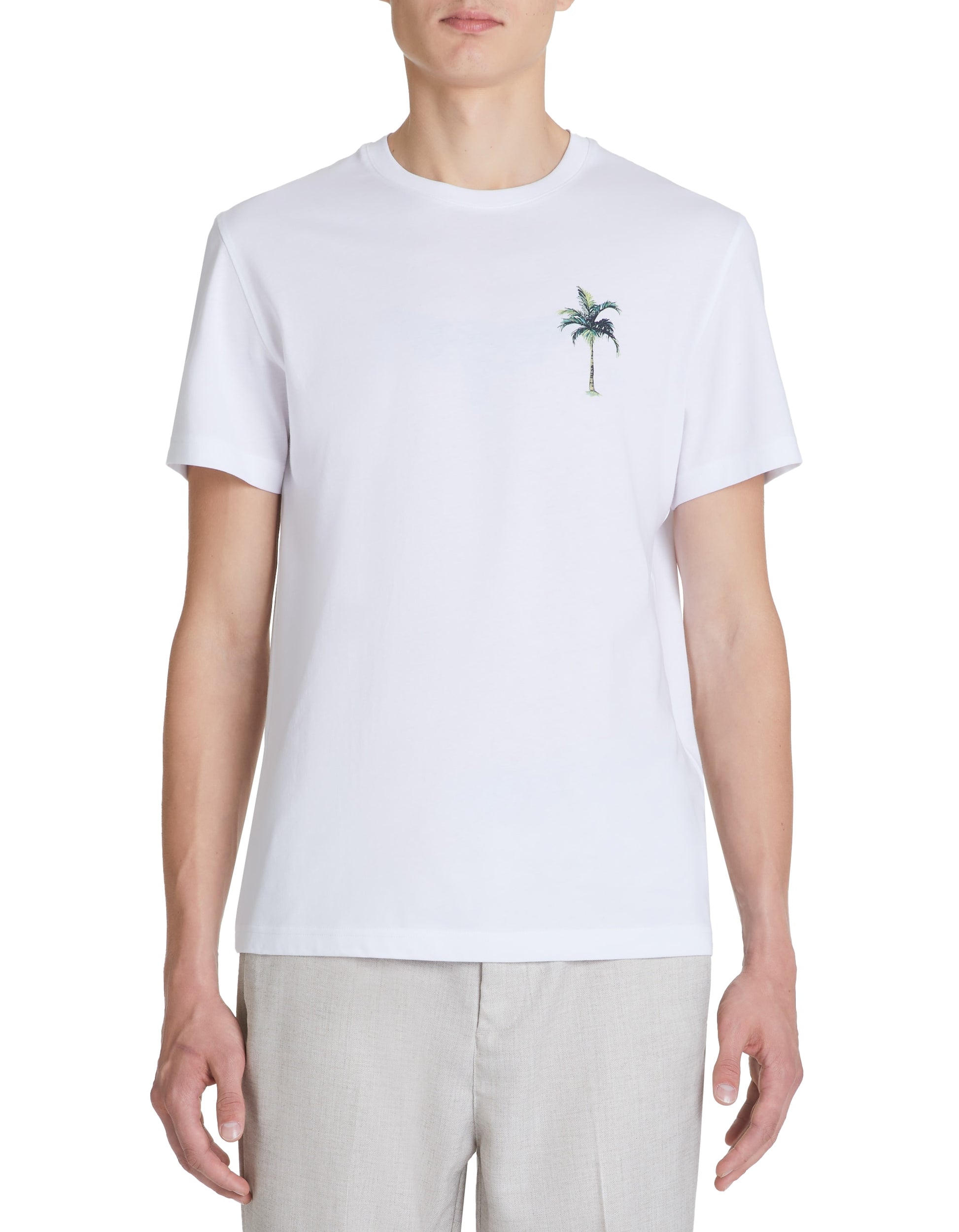 JEBEACH OPTICAL WHITE SS TSHIRT - Celio lebanon