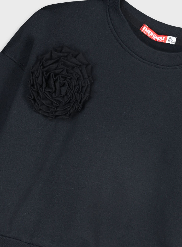 Children's Black Blouse For Girl