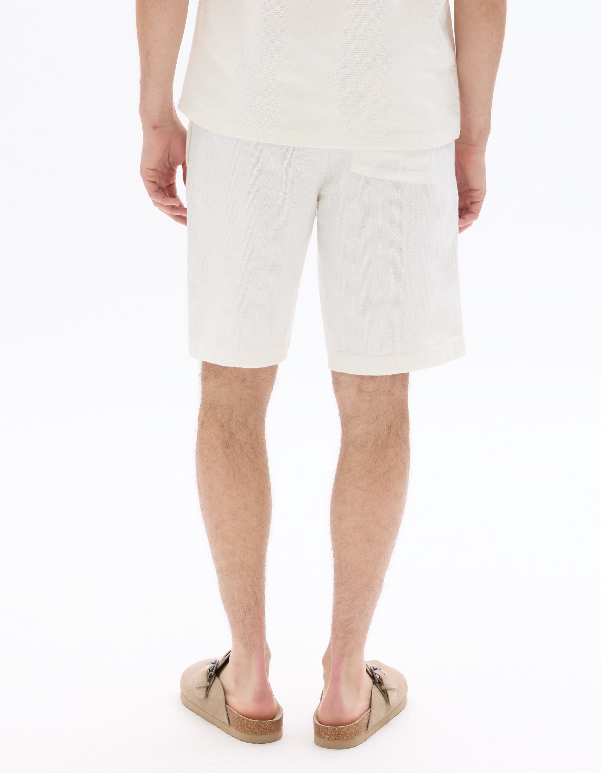 Celio Cotton Bermuda - White