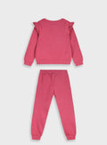 Children's Red Tracksuit(Blouse,Trousers) For Girl