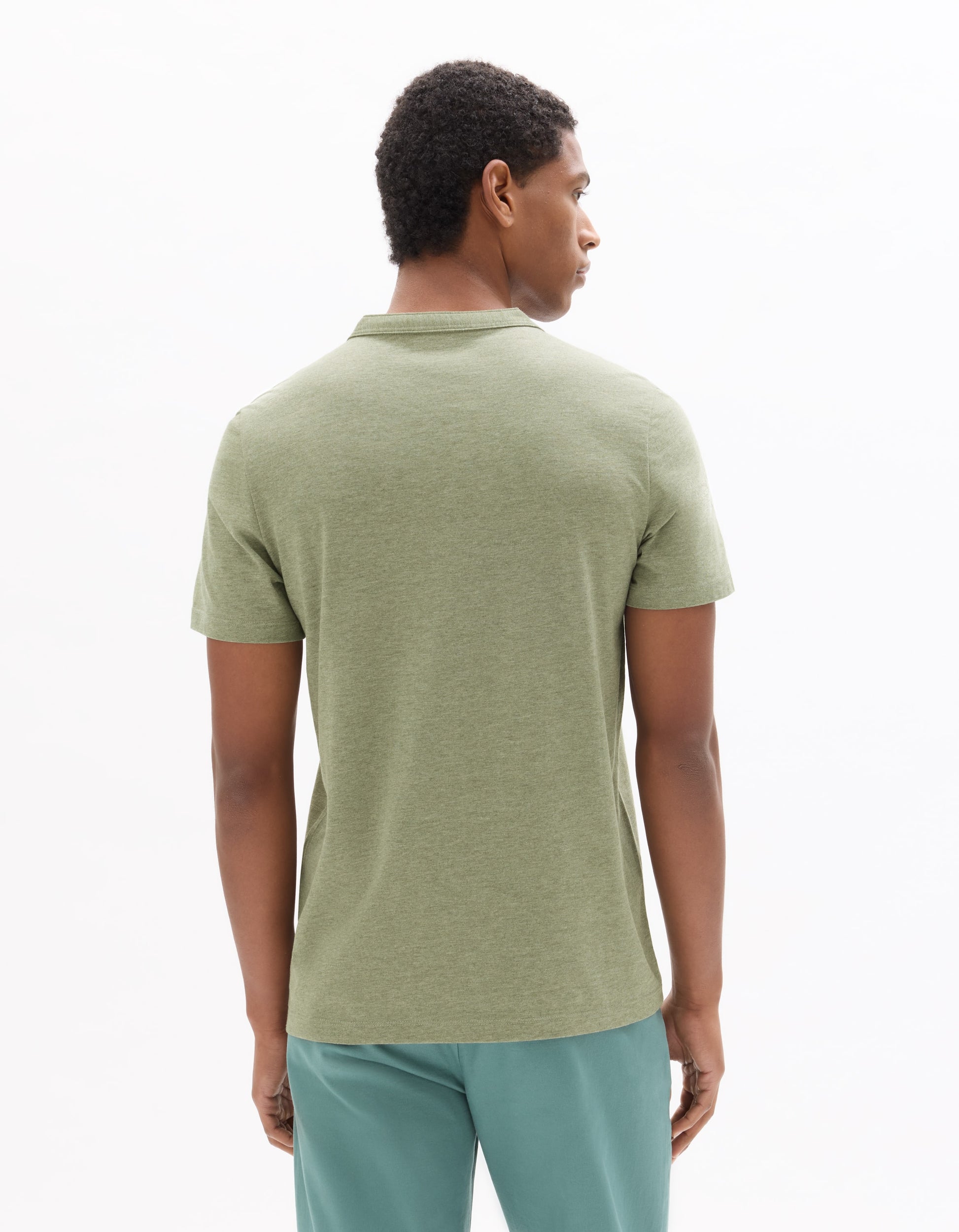 Light Khaki Short sleeves TShirt for men