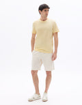 Celio Linen Blend Bermuda - Beige