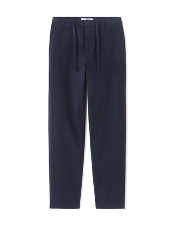 Celio All-Day Slim Fit Cropped 7/8 Solid Navy Pants - Navy
