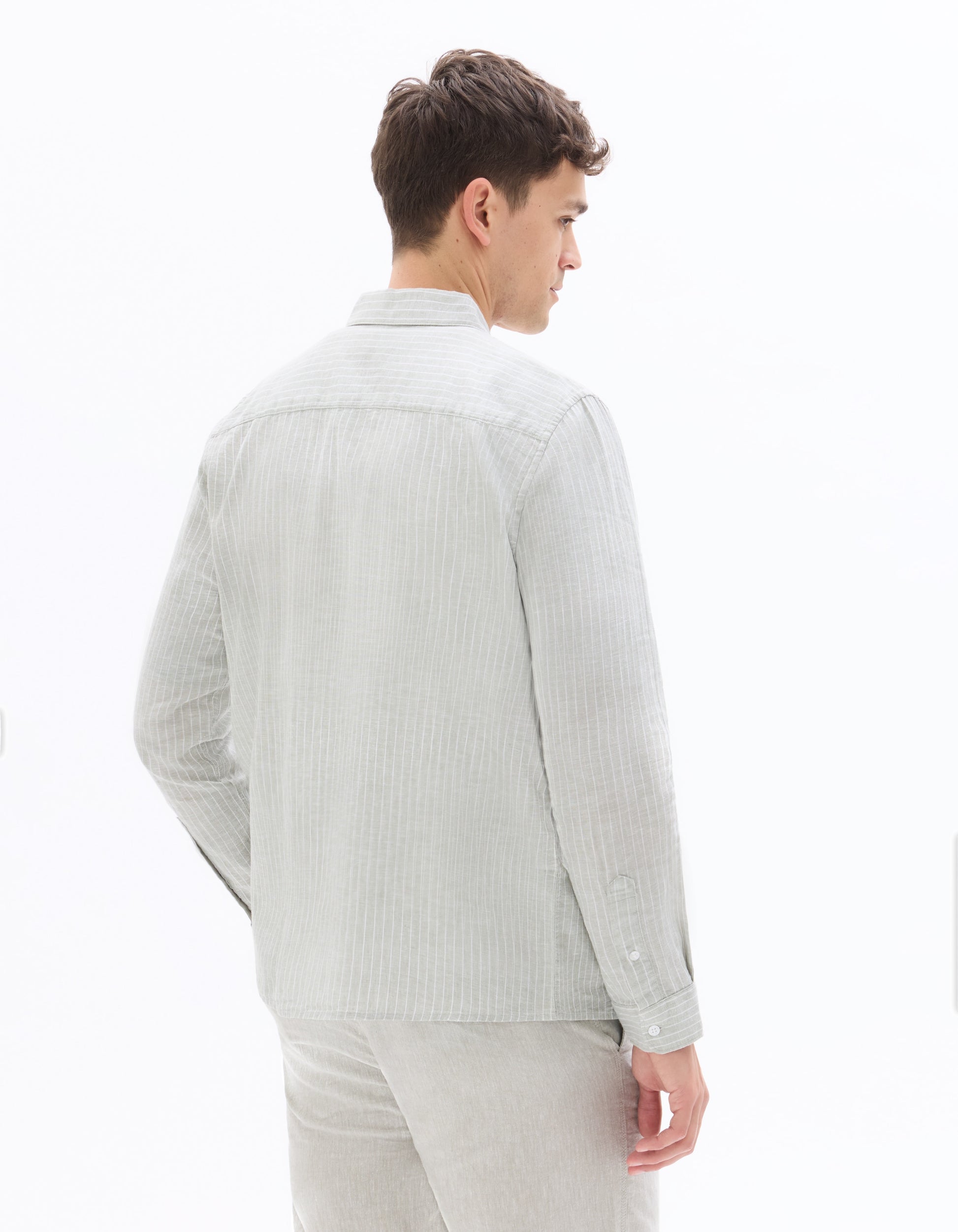 Green Long Sleeves Shirt for Men